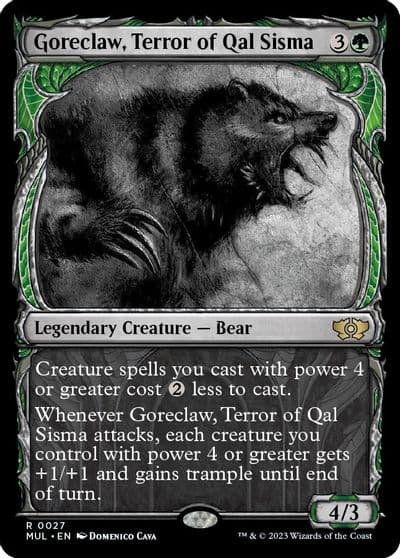 Goreclaw Terror of Qal Sisma March of the Machine: Multiverse Legends Magic card