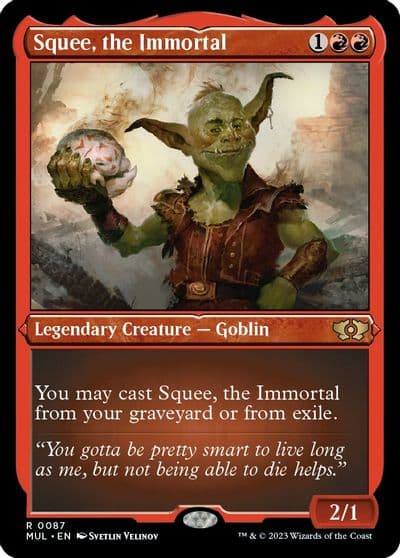 Squee the Immortal Foil Etched March of the Machine: Multiverse Legends Magic card