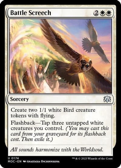 Battle Screech Commander: March of the Machine Magic card