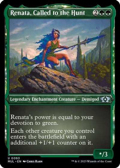 Renata Called to the Hunt Foil Etched March of the Machine: Multiverse Legends Magic card