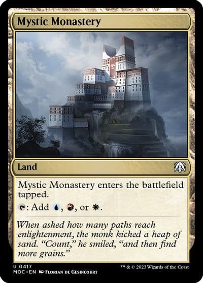 Mystic Monastery Commander: March of the Machine Magic card