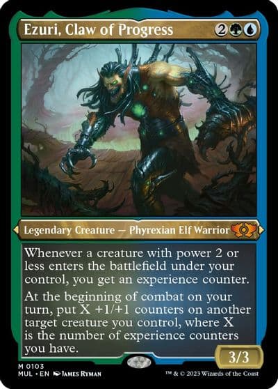 Ezuri Claw of Progress Foil Etched March of the Machine: Multiverse Legends Magic card