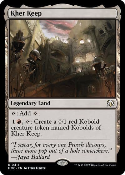 Kher Keep Commander: March of the Machine Magic card