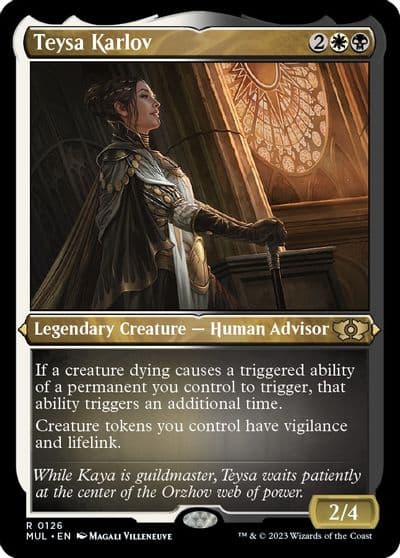 Teysa Karlov Foil Etched March of the Machine: Multiverse Legends Magic card