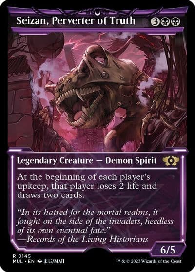 Seizan Perverter of Truth Halo Foil March of the Machine: Multiverse Legends Magic card