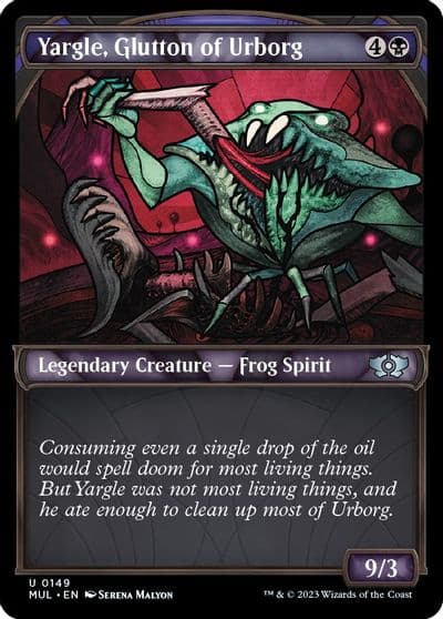 Yargle Glutton of Urborg Halo Foil March of the Machine: Multiverse Legends Magic card