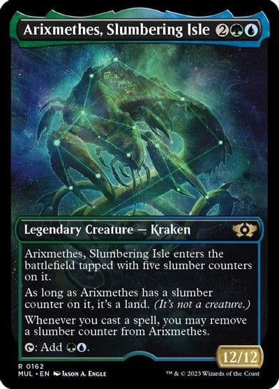 Arixmethes Slumbering Isle Halo Foil March of the Machine: Multiverse Legends Magic card