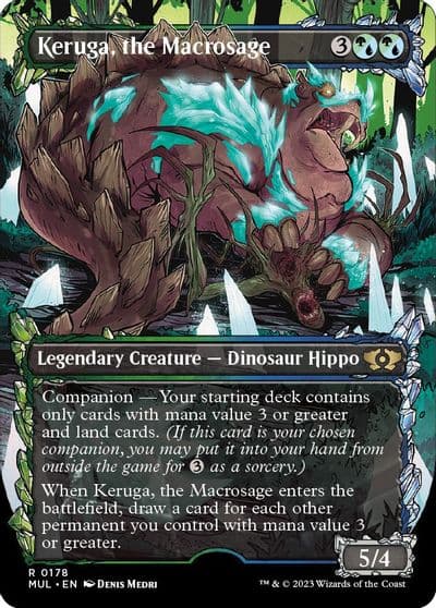 Keruga the Macrosage Halo Foil March of the Machine: Multiverse Legends Magic card