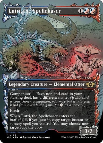 Lutri the Spellchaser Halo Foil March of the Machine: Multiverse Legends Magic card