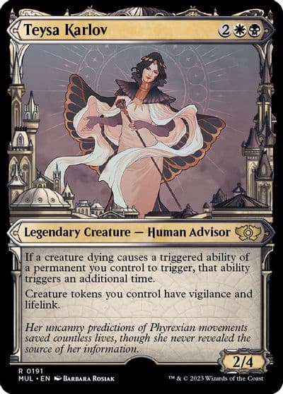 Teysa Karlov Halo Foil March of the Machine: Multiverse Legends Magic card