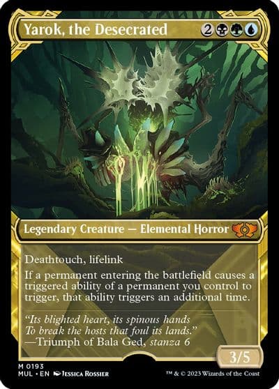 Yarok the Desecrated Halo Foil March of the Machine: Multiverse Legends Magic card