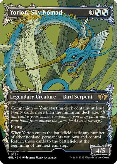 Yorion Sky Nomad Halo Foil March of the Machine: Multiverse Legends Magic card
