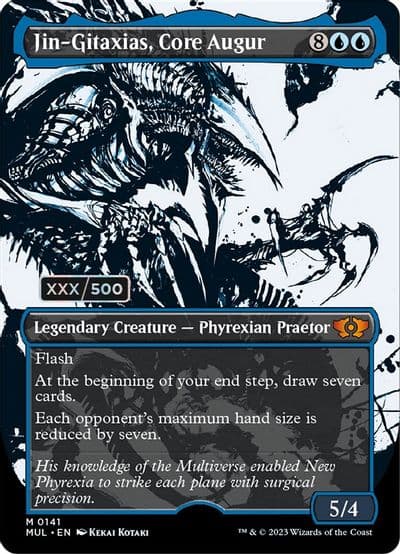 Jin Gitaxias Core Augur Serial Numbered March of the Machine: Multiverse Legends Magic card