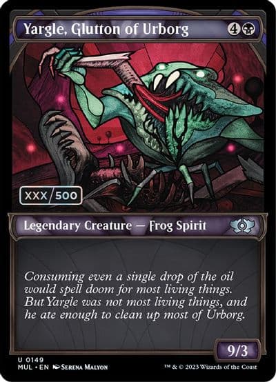 Yargle Glutton of Urborg Serial Numbered March of the Machine: Multiverse Legends Magic card