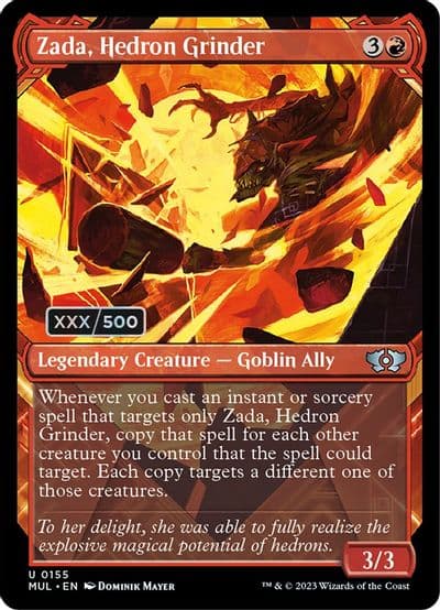 Zada Hedron Grinder Serial Numbered March of the Machine: Multiverse Legends Magic card