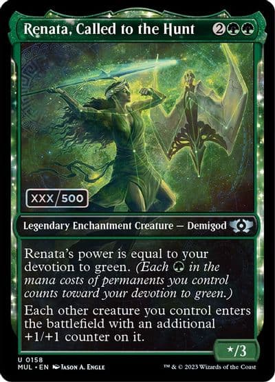 Renata Called to the Hunt Serial Numbered March of the Machine: Multiverse Legends Magic card