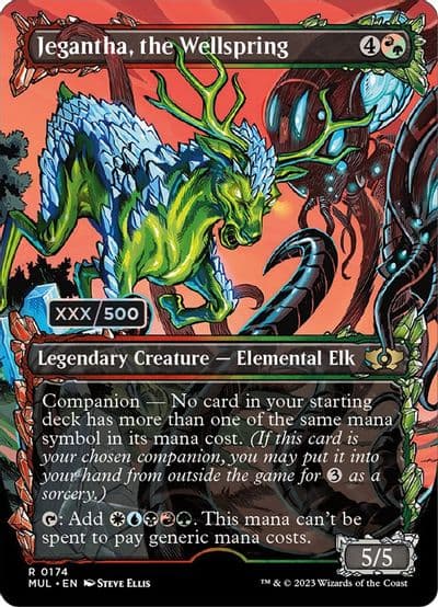 Jegantha the Wellspring Serial Numbered March of the Machine: Multiverse Legends Magic card