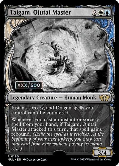 Taigam Ojutai Master Serial Numbered March of the Machine: Multiverse Legends Magic card