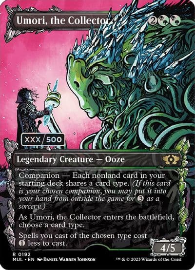 Umori the Collector Serial Numbered March of the Machine: Multiverse Legends Magic card