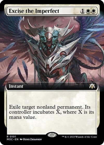 Excise the Imperfect Extended Art Commander: March of the Machine Magic card