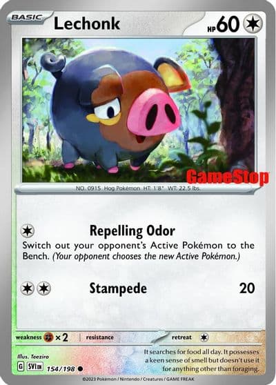 Lechonk (GameStop Promo) Miscellaneous Cards & Products Pokemon card
