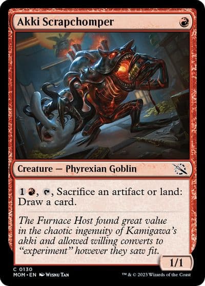 Akki Scrapchomper March of the Machine Magic card