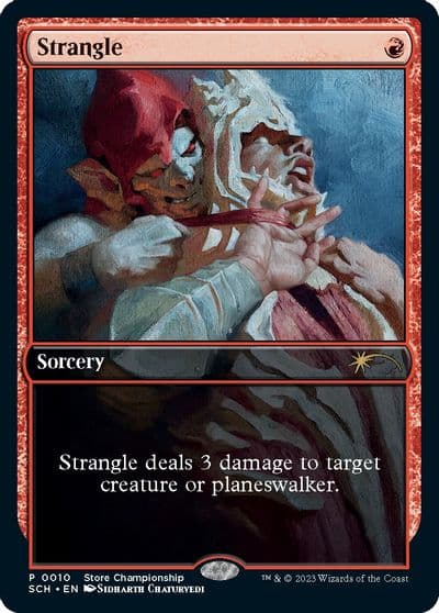 Strangle Game Day & Store Championship Promos Magic card
