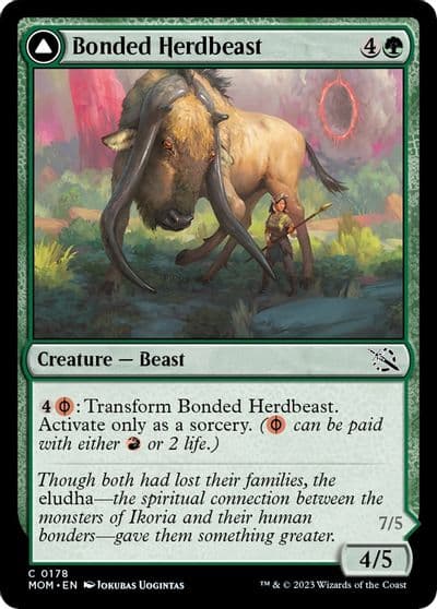 Bonded Herdbeast March of the Machine Magic card