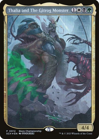 Thalia and The Gitrog Monster Game Day & Store Championship Promos Magic card
