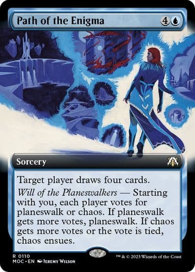 Path of the Enigma Extended Art Commander: March of the Machine Magic card
