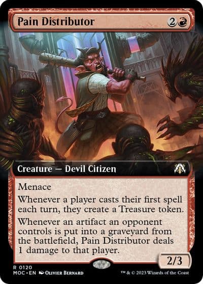 Pain Distributor Extended Art Commander: March of the Machine Magic card