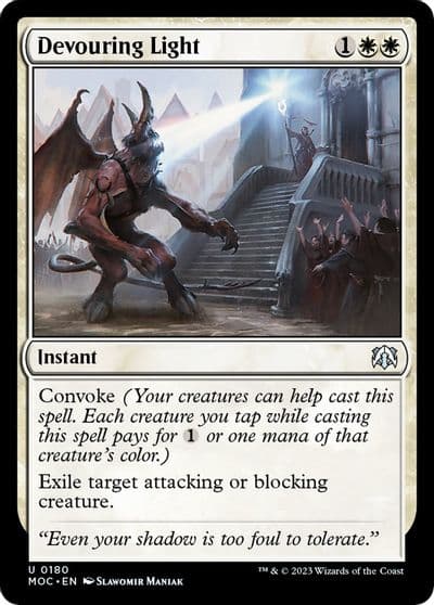Devouring Light Commander: March of the Machine Magic card