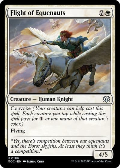 Flight of Equenauts Commander: March of the Machine Magic card