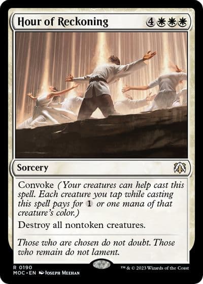 Hour of Reckoning Commander: March of the Machine Magic card