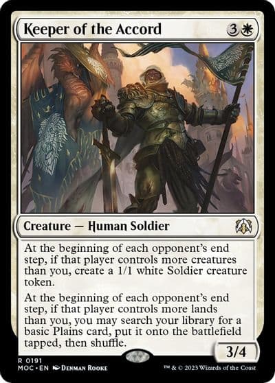 Keeper of the Accord Commander: March of the Machine Magic card