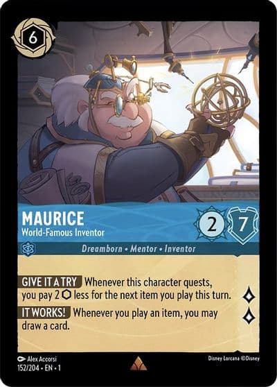 Maurice World Famous Inventor The First Chapter Lorcana card