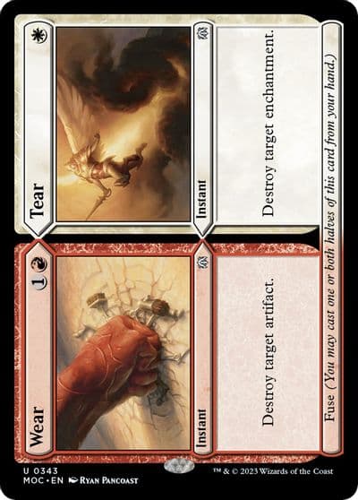 Wear Tear Commander: March of the Machine Magic card