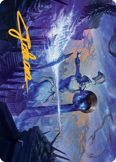 Ephara Ever Sheltering Art Card Gold Stamped Signature Art Series: March of the Machine Magic card