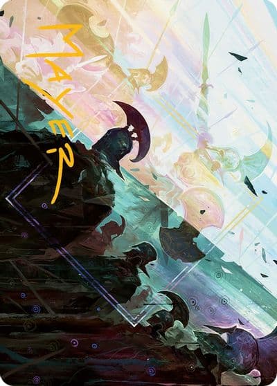 Surge of Salvation Art Card Gold Stamped Signature Art Series: March of the Machine Magic card