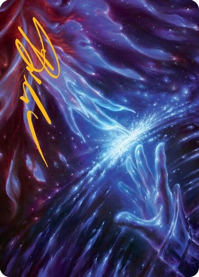 Transcendent Message Art Card Gold Stamped Signature Art Series: March of the Machine Magic card