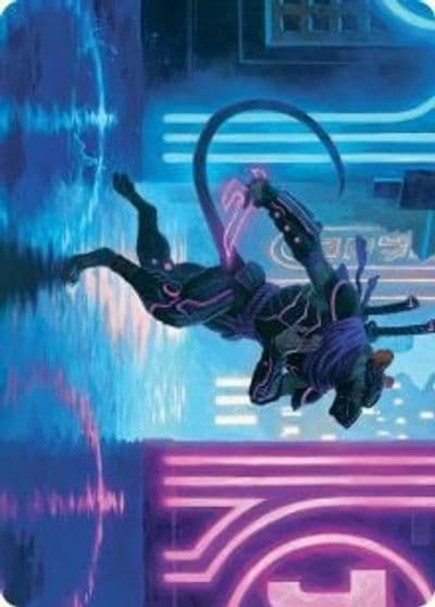 Nezumi Informant Art Card Art Series: March of the Machine Magic card