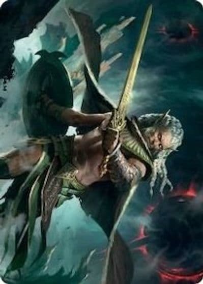 Serpent Blade Assailant Art Card 40 81 Art Series: March of the Machine Magic card