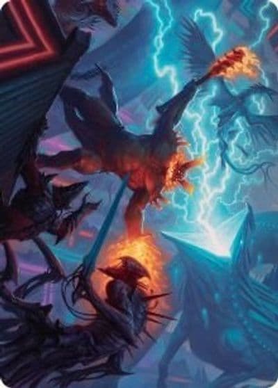 Hidetsugu and Kairi Art Card Art Series: March of the Machine Magic card