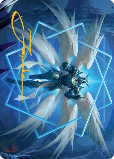 Vertex Paladin Art Card Gold Stamped Signature Art Series: March of the Machine Magic card