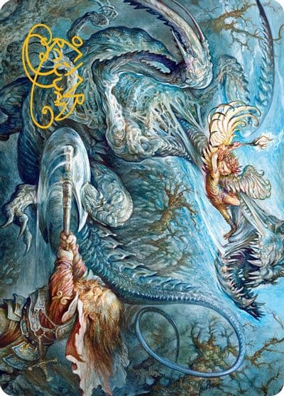 Rankle and Torbran Art Card Gold Stamped Signature Art Series: March of the Machine Magic card