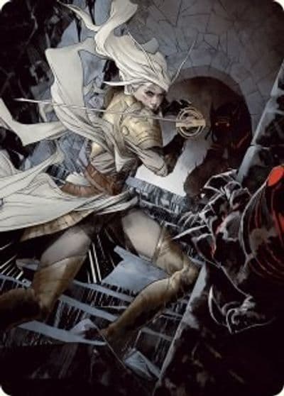 Thalia Guardian of Thraben Art Card Art Series: March of the Machine Magic card