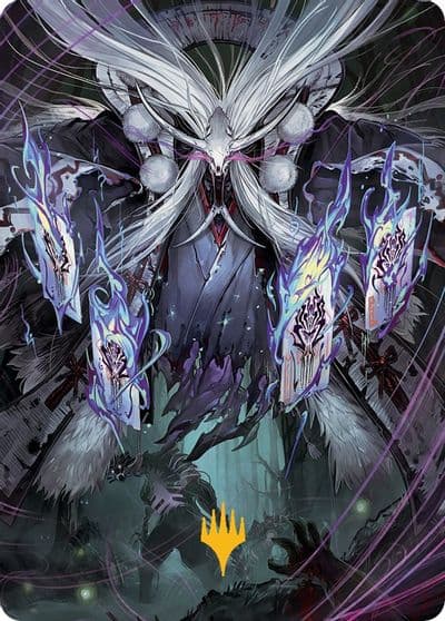 Horobi Deaths Wail Art Card Gold Stamped Signature Art Series: March of the Machine Magic card