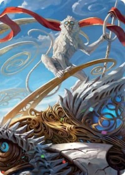 Ragavan Nimble Pilferer Art Card Art Series: March of the Machine Magic card
