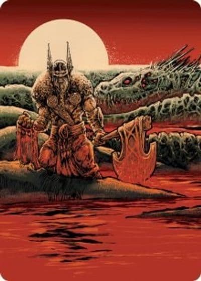 Fynn the Fangbearer Art Card Art Series: March of the Machine Magic card