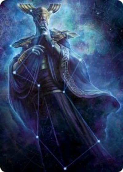 Atris Oracle of Half Truths Art Card Art Series: March of the Machine Magic card